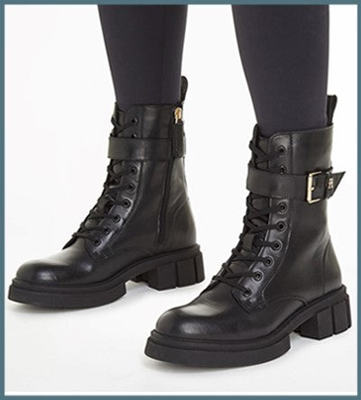 TOMMY HILFIGER BIKER BOOT – Meany's Shoes
