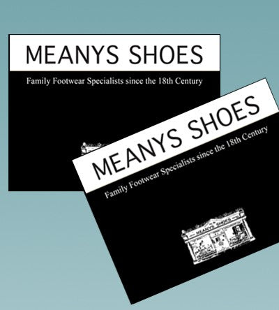 MEANYS SHOES GIFT VOUCHER Meanys Shoes Ltd