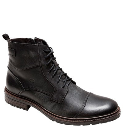 DEMOCRATA LACED ZIP TOE CAP BOOT Democrata