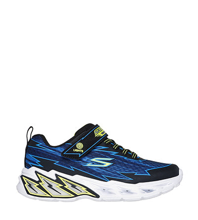 SKECHERS BOLT BRIGHT BLACK BLUE Skechers