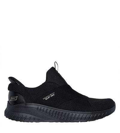 SKECHERS SLIP INS BOBS ALL BLACK Skechers