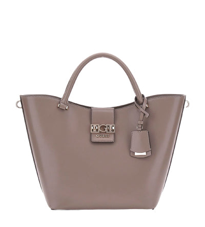 GUESS JANE TOTE 25 DARK TAUPE Guess?