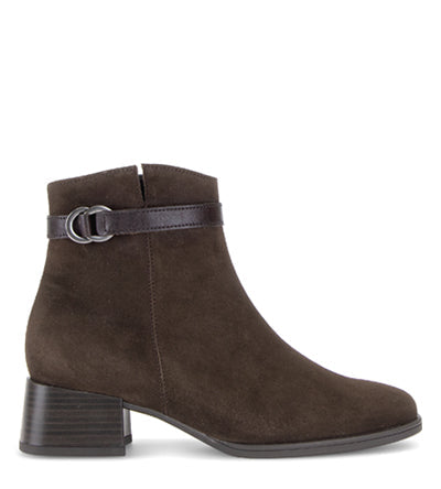 GABOR SUEDE ZIP BOOT 8067 Gabor Shoes
