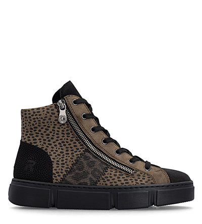 RIEKER ANIMAL 5931 ZIP BOOT Rieker Shoes