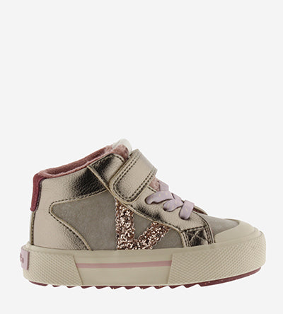 VICTORIA INFANT BOOT NUDE GLITTER Victoria
