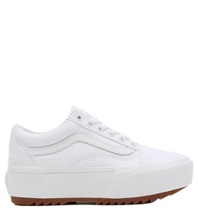 Vans old cheap skool blanches