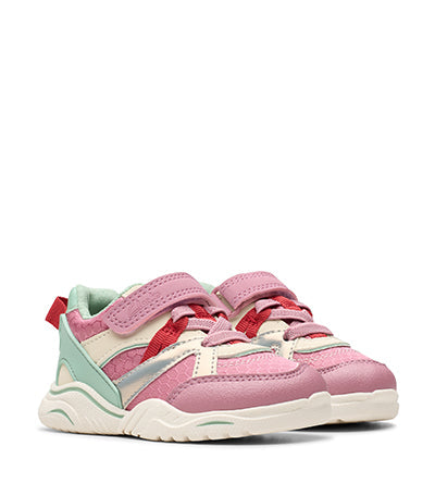 CLARKS FEATHERPACE K PINK G FIT Clarks