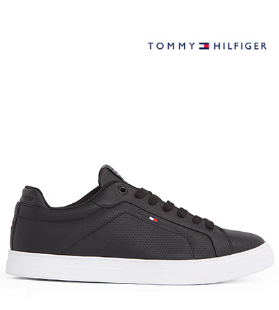 TOMMY HILFIGER ICON COURT PINPERF BLACK Tommy Hilfiger