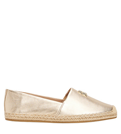 TOMMY HILFIGER METALLIC LEATHER ESPADRILLE Tommy Hilfiger