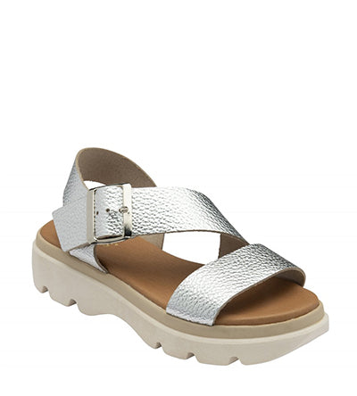 LOTUS LUANA SILVER SANDAL Lotus Shoes