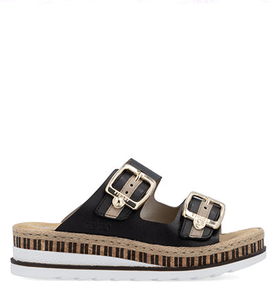 RIEKER REMI 7955 BLACK Rieker Shoes