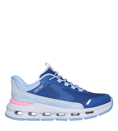 SKECHERS SLIP INS GLIDE JR NAVY PINK Skechers