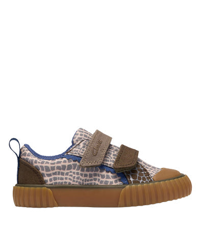 CLARKS FOXING FLARE T BEIGE COMBI G FIT Clarks