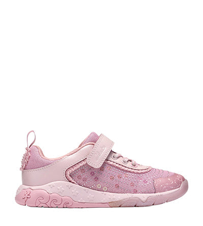 CLARKS TIDAL WISH K PINK COMBI G FIT Clarks
