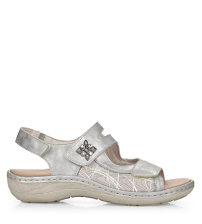 REMONTE BERTA D7647 SILVER VELOUR Remonte