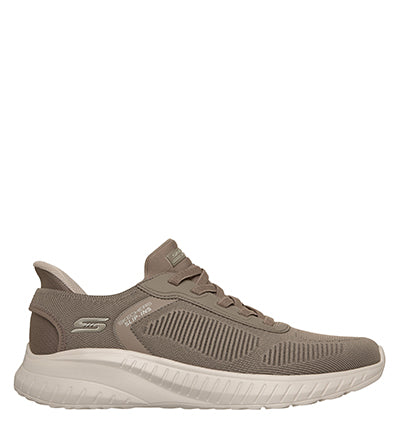 SKECHERS SLIP INS BOBS SOLID DARK TAUPE Skechers
